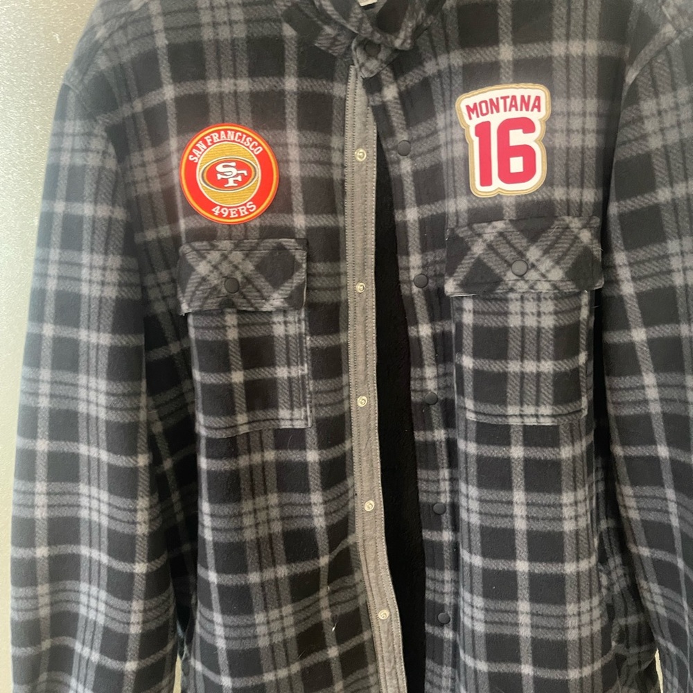 Black and Gray Plaid Men's Shirt
